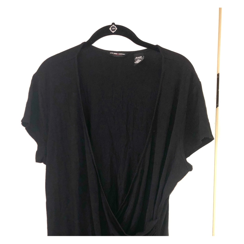 Sexy Black crossbody blouse